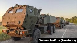 Система РЗСО HIMARS в Запорожской области, 4 июля 2022 года